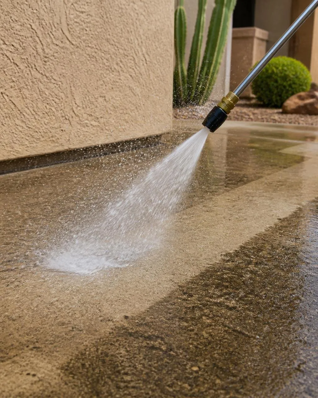Alexanders Window Cleaning milestone 1990s: Pressure Washing Joins the Truck